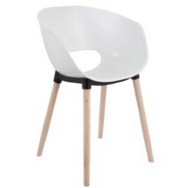 Silla North redonda madera haya