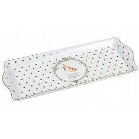 Bandeja  Fashion porcelana rectangular
