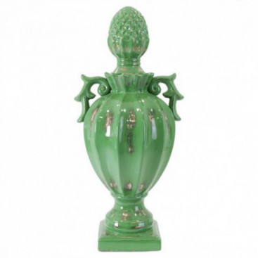 Centro Coupe verde cerámica