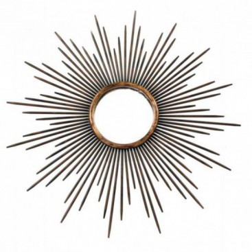 Espejo sol envejecido metal
