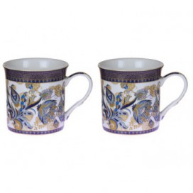 Set 2 tazas Shangai color azul
