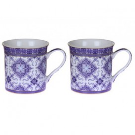 Set 2 tazas Dream Blue color blanco