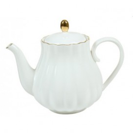 Tetera Sisí blanco porcelana