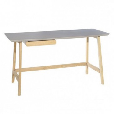 Escritorio serie Liven gris - madera fresno nórdico