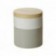 Caja con tapa Greu gris y blanco bambú nórdico 20cm