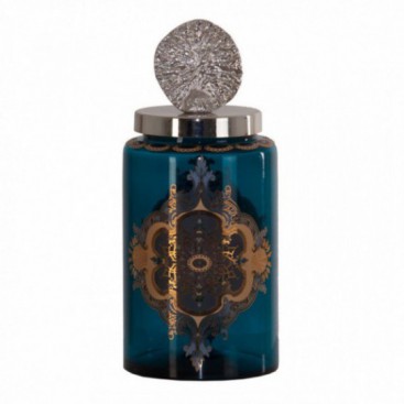 Botella de tocador turquesa