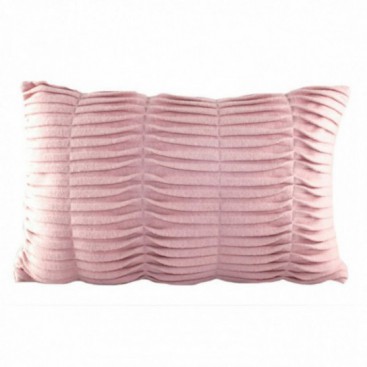 Cojín Sauvage color rosa poliéster