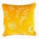 Cojín Sauvage color amarillo algodón