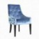 Sillón colección Lipic capitoné azul estampado