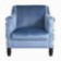 Sillón colección Lipic capitoné azul estampado
