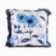 Cojín Lipic azul estampado con flecos