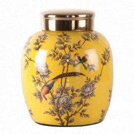 Tibor serie Patrick estilo oriental color amarillo