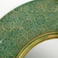 Espejo Miss circular de color verde