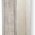 Espejo Champán rectangular madera / cristal forrado lino